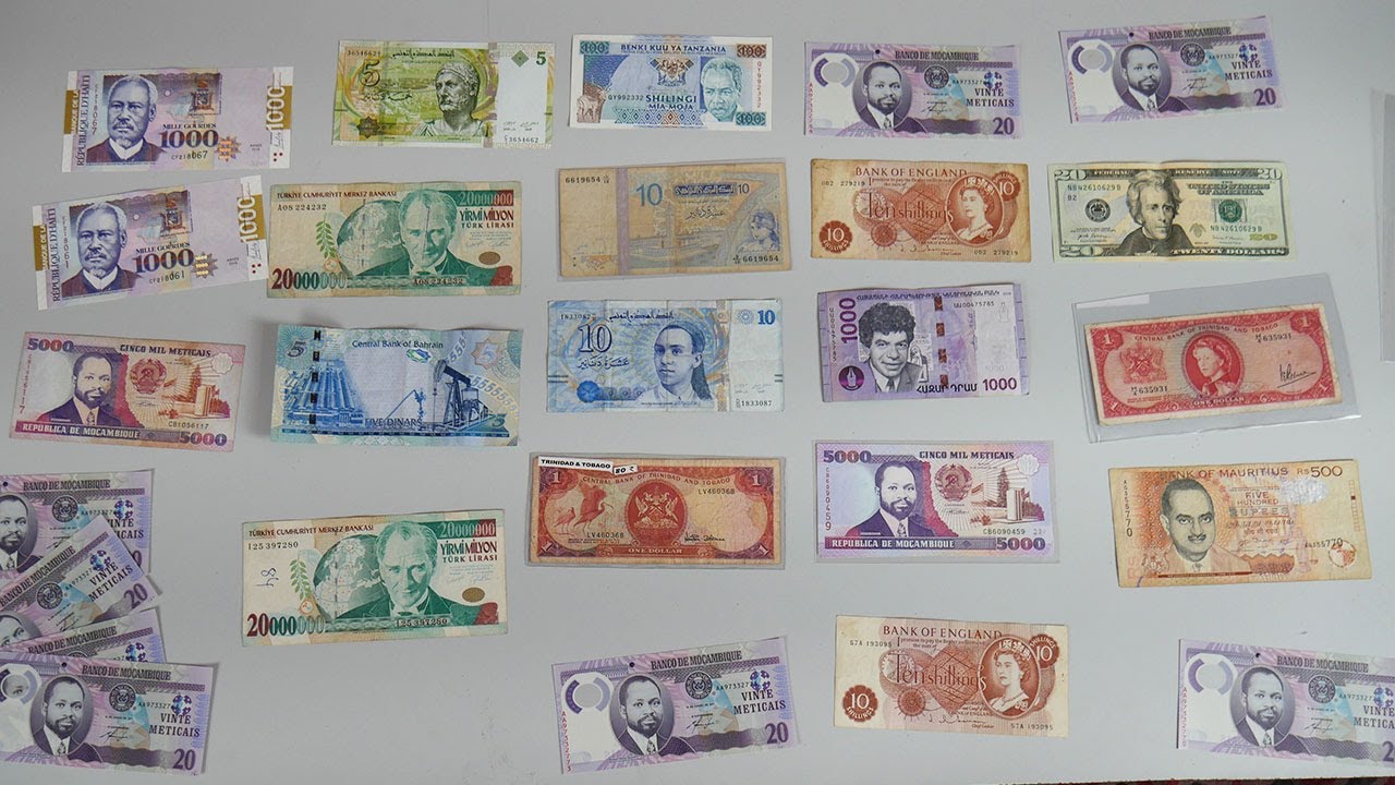 world bank notes