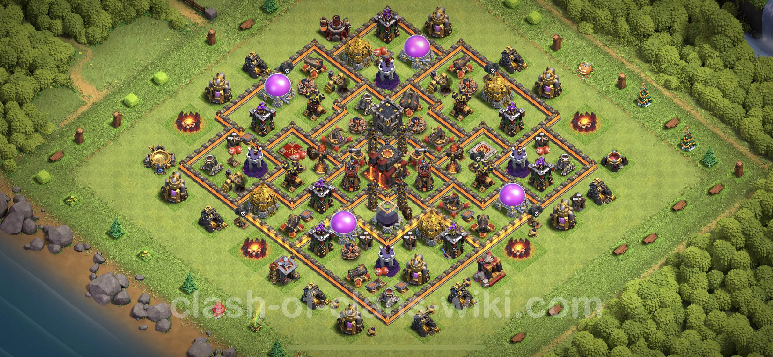 coc th10 bases